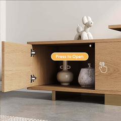 Modern Extendable Stainless Steel TV Stand