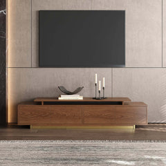 Modern Extendable Stainless Steel TV Stand