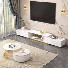 Modern Extendable Stainless Steel TV Stand