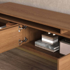 Modern Extendable Stainless Steel TV Stand