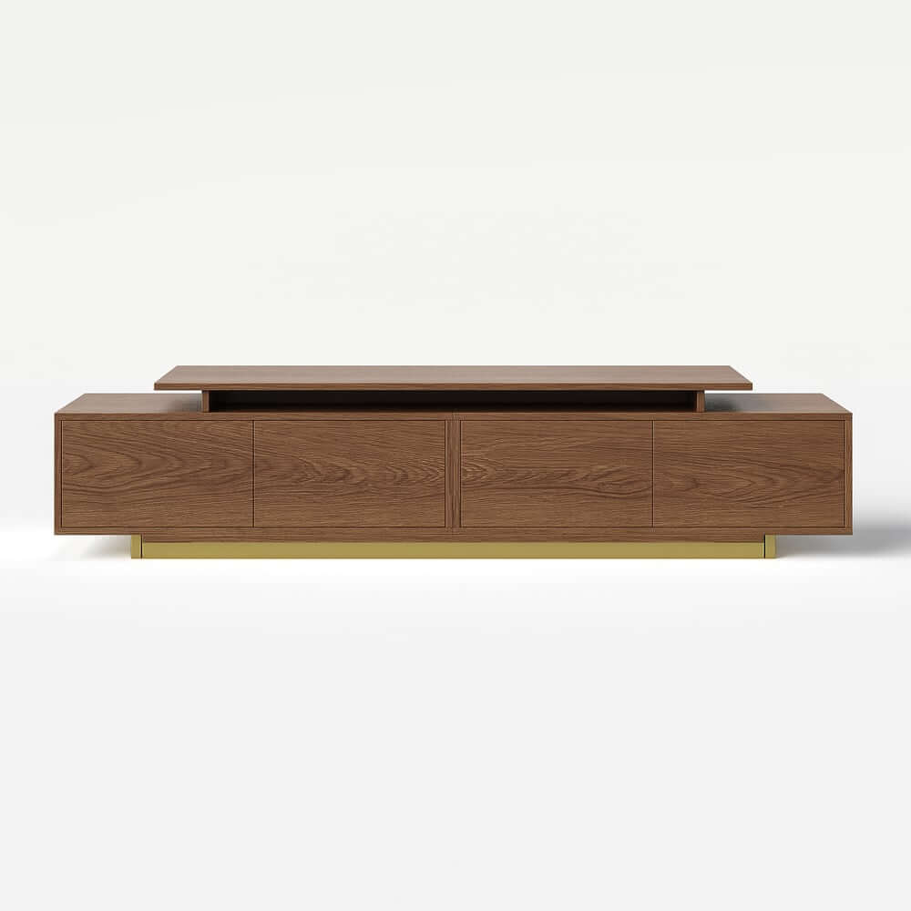 Modern Extendable Stainless Steel TV Stand