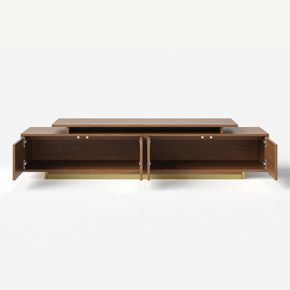 Modern Extendable Stainless Steel TV Stand