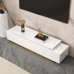 Modern Extendable Stainless Steel TV Stand