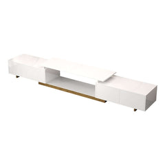 Modern Extendable Stainless Steel TV Stand