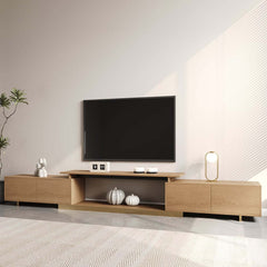 Modern Extendable Stainless Steel TV Stand