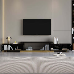 Modern Extendable Stainless Steel TV Stand