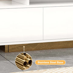 Modern Extendable Stainless Steel TV Stand