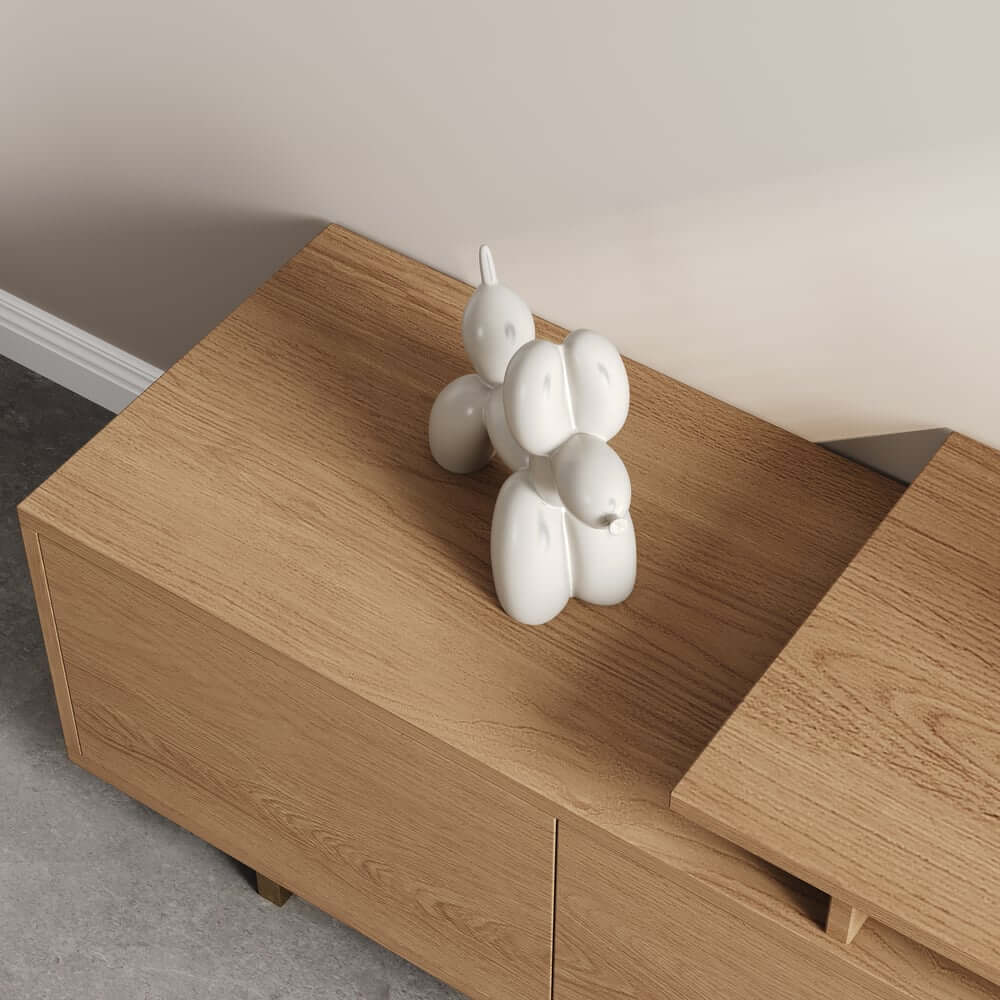 Modern Extendable Stainless Steel TV Stand