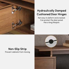 Modern Extendable Stainless Steel TV Stand
