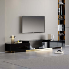 Modern Extendable Stainless Steel TV Stand