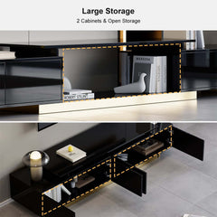 Modern Extendable Stainless Steel TV Stand
