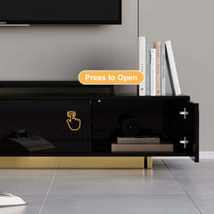 Modern Extendable Stainless Steel TV Stand