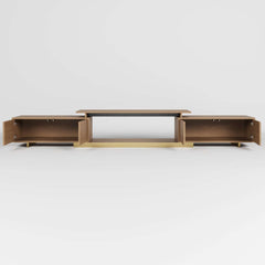 Modern Extendable Stainless Steel TV Stand