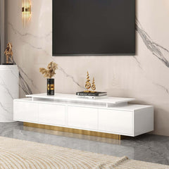 Modern Extendable Stainless Steel TV Stand