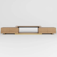 Modern Extendable Stainless Steel TV Stand