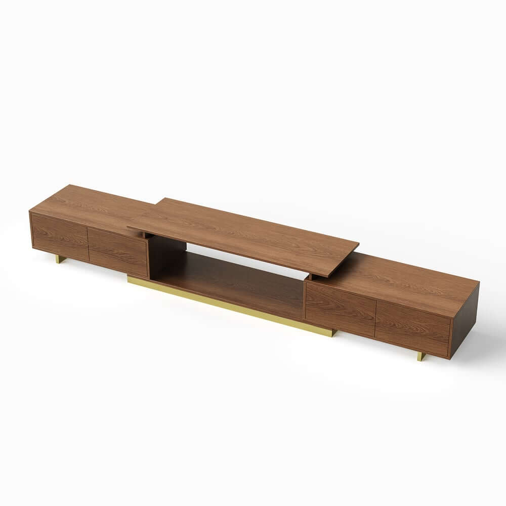 Modern Extendable Stainless Steel TV Stand