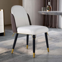 Modern Faux Leather Dining Side Chair Set Of 2