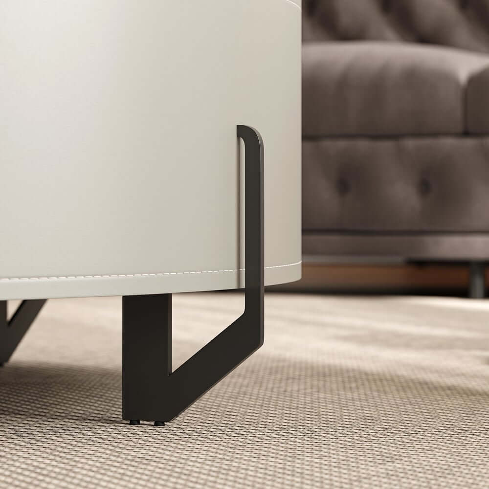 Modern Faux Marble Lift-Top Coffee Table With Storage