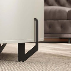 Modern Faux Marble Lift-Top Coffee Table With Storage