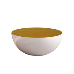 Modern Fiberglass Round Coffee Table Set, No Assembly