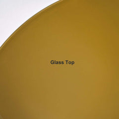 Modern Fiberglass Round Coffee Table Set, No Assembly