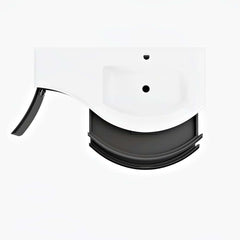 Modern Floating Bathroom Vanity with Integrated Stone Resin Sink