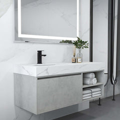 Modern Floating Bathroom Vanity With Undermount Ceramic Sink