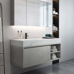 Modern Floating Bathroom Vanity With Undermount Ceramic Sink