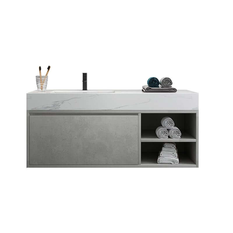 Modern Floating Bathroom Vanity With Undermount Ceramic Sink