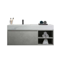 Modern Floating Bathroom Vanity With Undermount Ceramic Sink