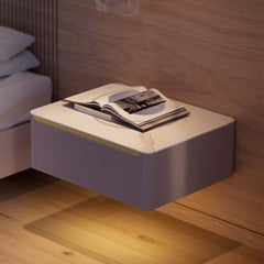 Modern Floating Nightstand With Sintered Stone Top