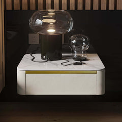 Modern Floating Nightstand With Sintered Stone Top