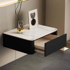 Modern Floating Nightstand With Sintered Stone Top