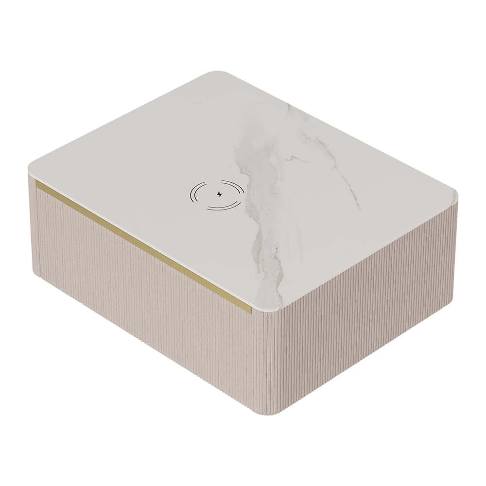 Modern Floating Nightstand With Sintered Stone Top