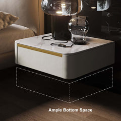 Modern Floating Nightstand With Sintered Stone Top