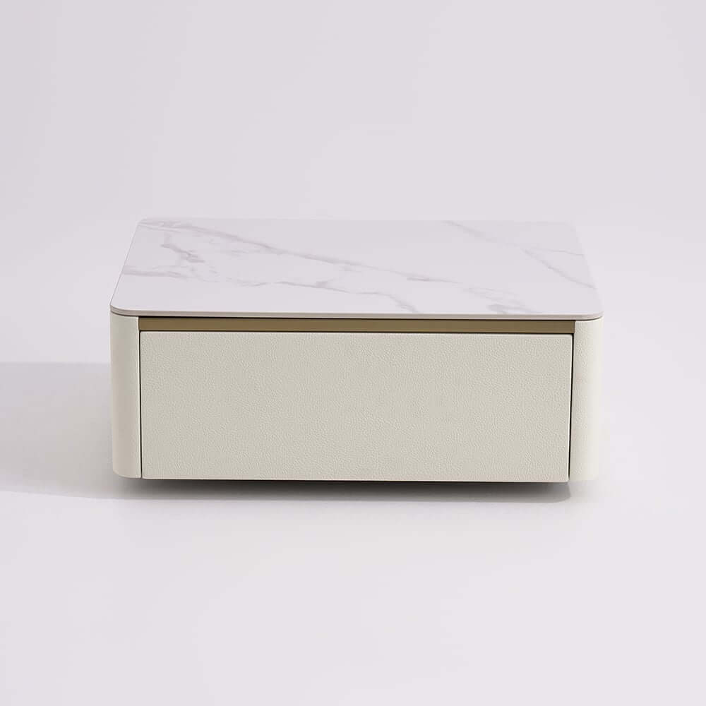 Modern Floating Nightstand With Sintered Stone Top