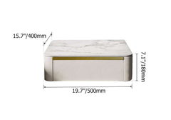 Modern Floating Nightstand With Sintered Stone Top Dimensions
