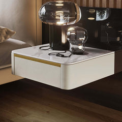 Modern Floating Nightstand With Sintered Stone Top Main Product Image