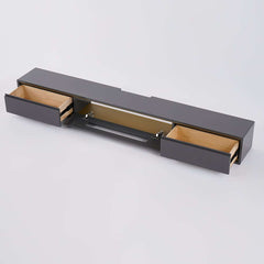 Modern Floating TV Stand With Drawers And Cable Management
