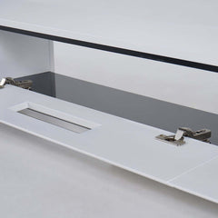 Modern Floating TV Stand With Drawers And Cable Management