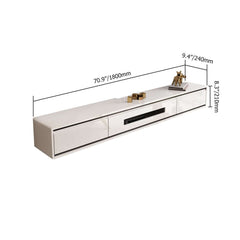 Modern Floating TV Stand With Drawers And Cable Management Dimensions