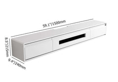 Modern Floating TV Stand With Drawers And Cable Management Dimensions
