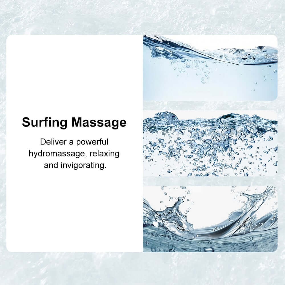 Modern Freestanding Acrylic Back To Wall Bathtub with Chromatherapy