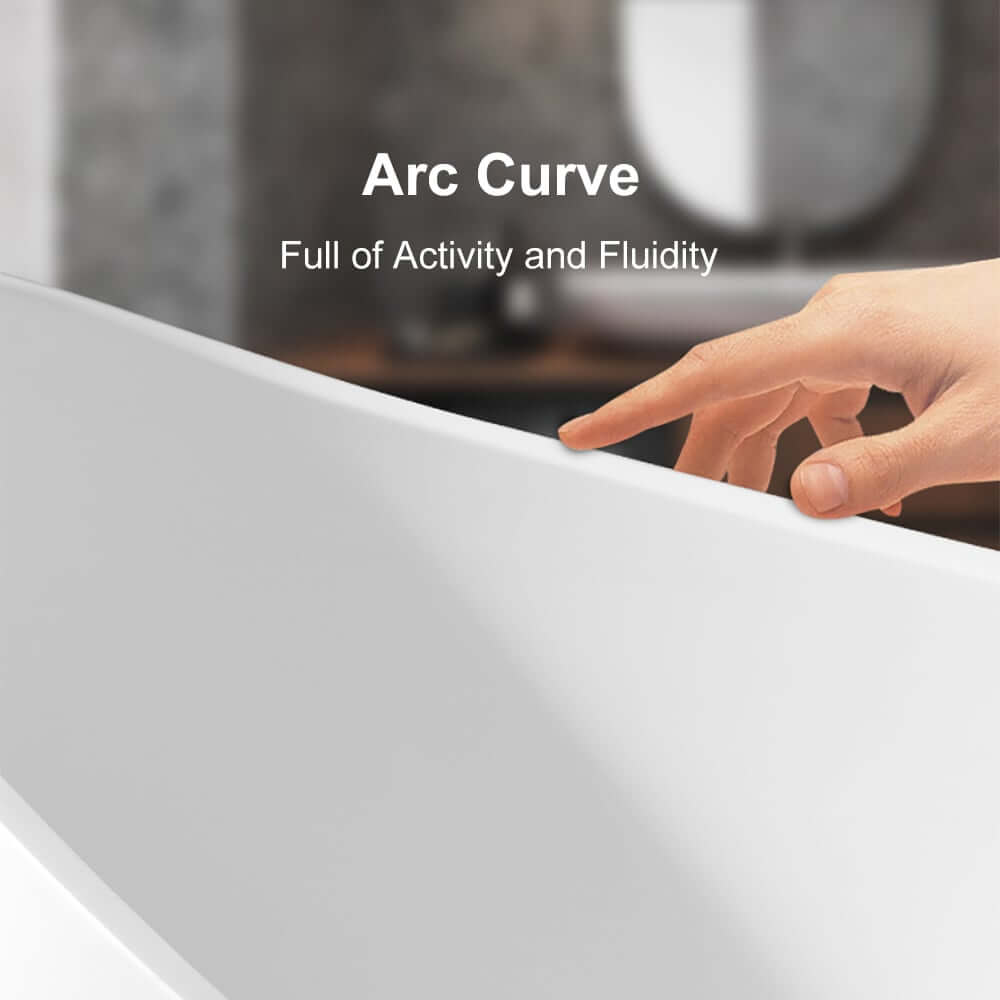 Modern Freestanding Single Slipper Bathtub with Integrated Seat