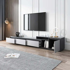 Modern Freestanding TV Stand For 80"+ TVs, Engineered Wood