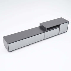 Modern Freestanding TV Stand For 80"+ TVs, Engineered Wood