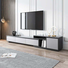 Modern Freestanding TV Stand For 80"+ TVs, Engineered Wood