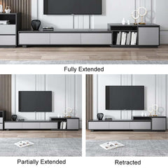 Modern Freestanding TV Stand For 80"+ TVs, Engineered Wood
