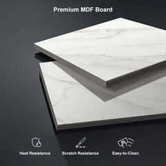 Modern Freestanding TV Stand With Drawers - Stainless Steel