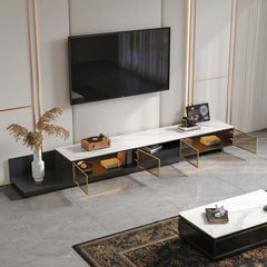 Modern Freestanding TV Stand With LED Lighting